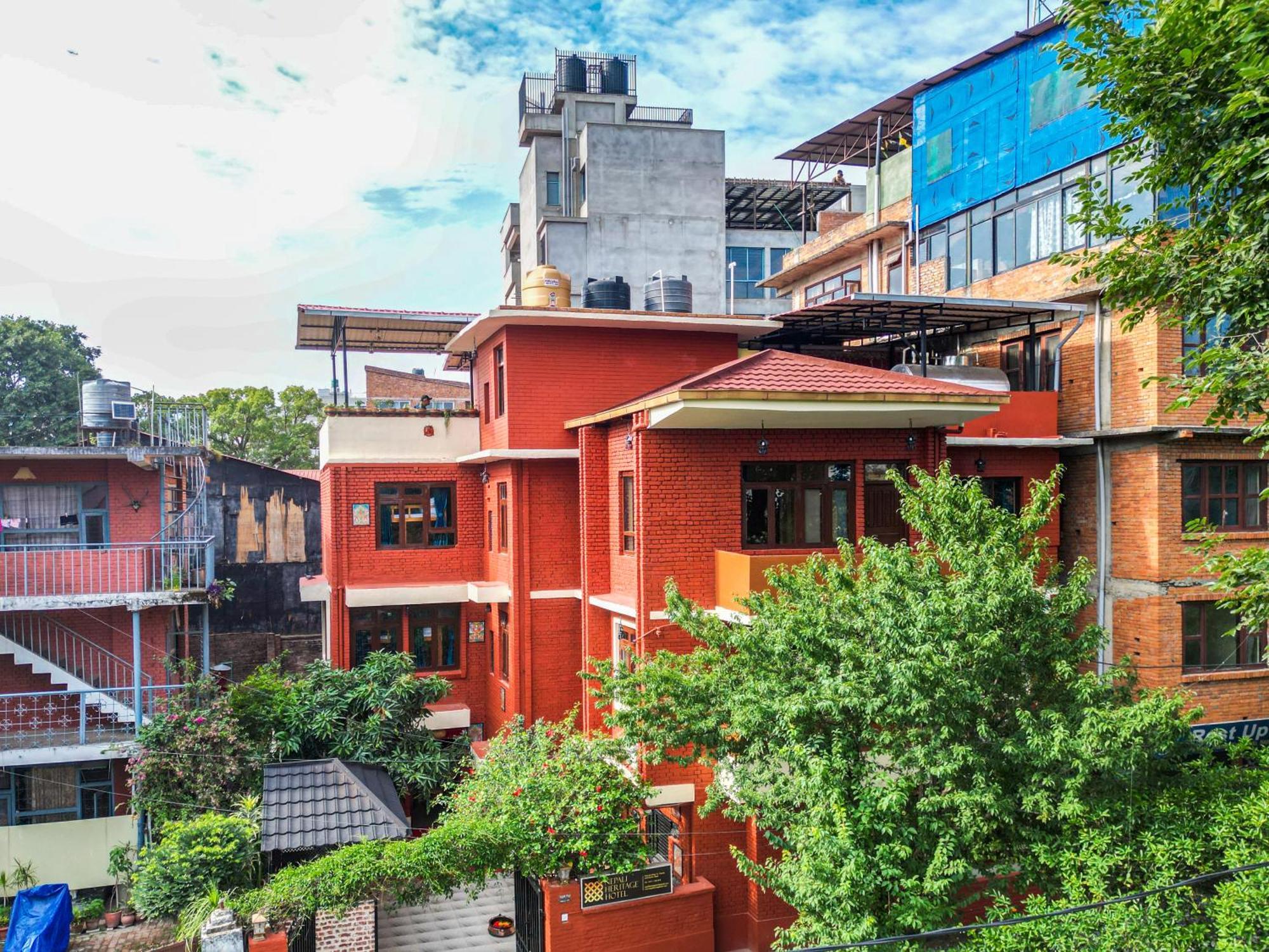 Nepali Heritage Hotel Kathmandu Buitenkant foto